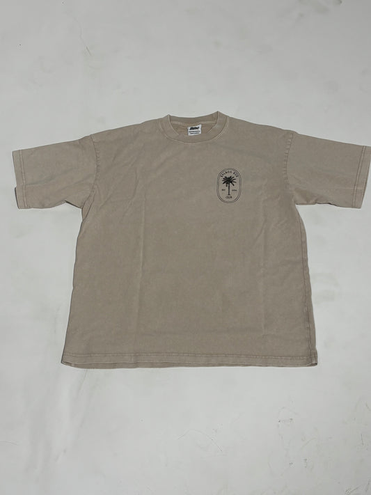 Balboa Vintage Wash Tee (Creme, UNISEX)